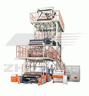 Three-layer Co-extrusion Internal Bubble Cooling Haul-off Rotary Film Product Line